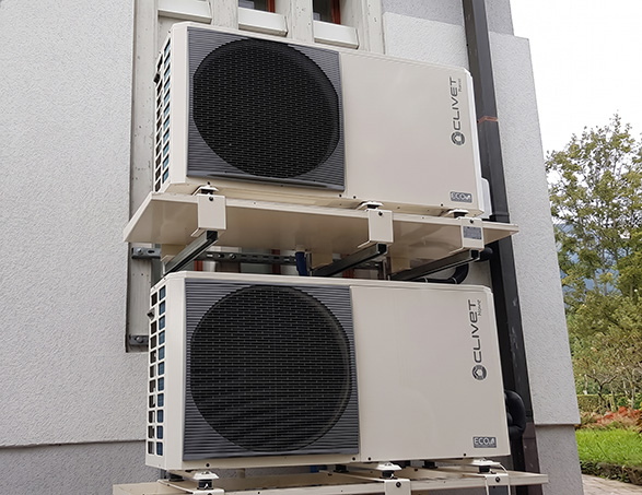 Ristrutturazione Santa Giustina Pompe di calore e accumuli