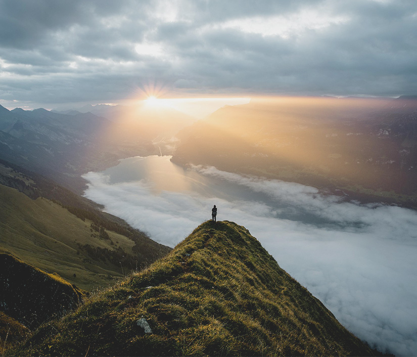 Un paysage naturel vu d’en haut, notre engagement pour un avenir durable
