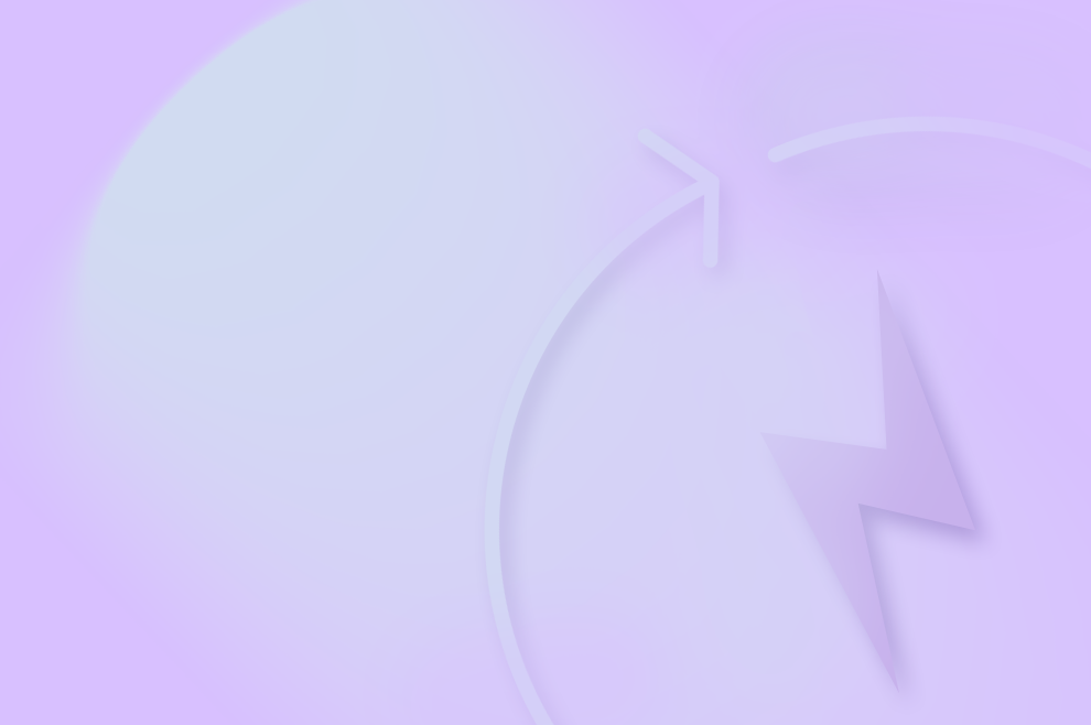 CONTROL4 NRG by Clivet : énergie sous contrôle, symbole graphique de l'énergie avec deux flèches circulaires.