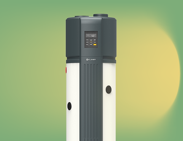 Acqua calda grazie alla pompa di calore Clivet