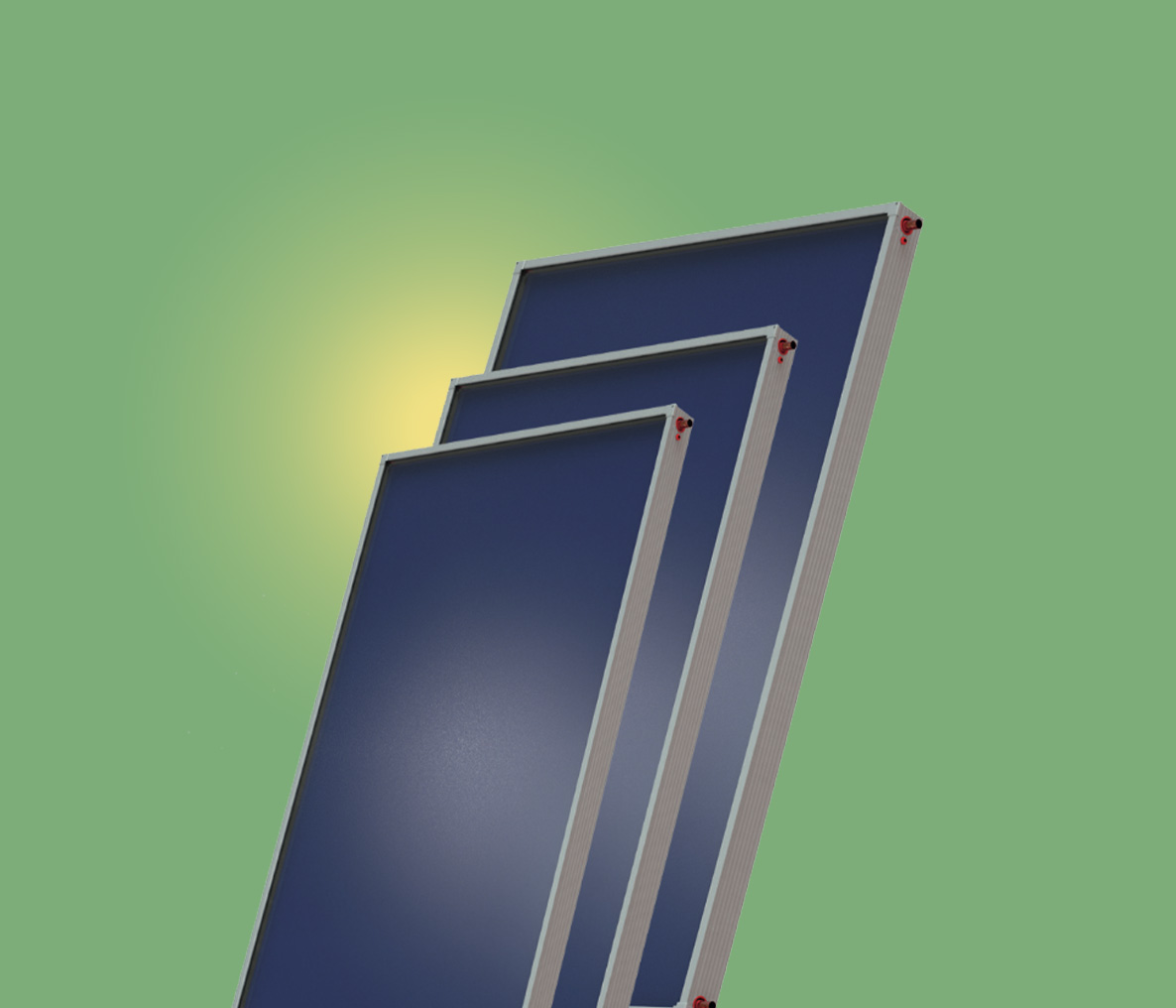 ELFOSUN3: flat-plate solar thermal collector for combination with heating and domestic hot water production systems